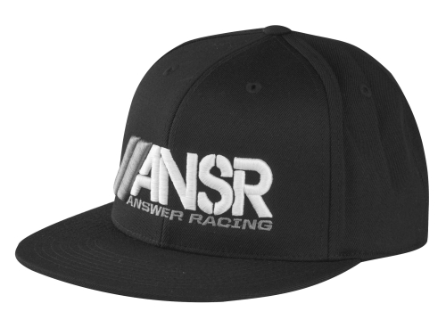 Answer - Answer Slash Fitted Hat - 471974 - Black - Sm-Md