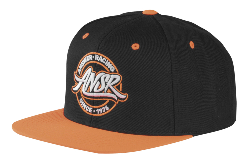Answer - Answer League Snapback Hat - 471972 - Black/Orange - OSFM