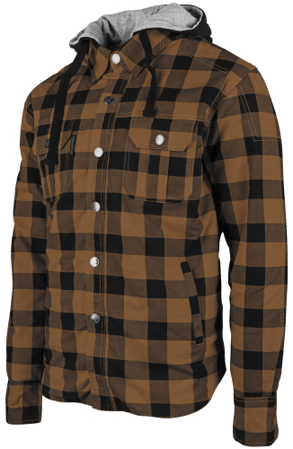 Speed & Strength - Speed & Strength Standard Supply Armored Moto Shirt - 884232 - Brown - Small