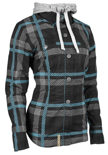 Speed & Strength - Speed & Strength True Romance Armored Womens Moto Shirt - 884246 - Teal - X-Small