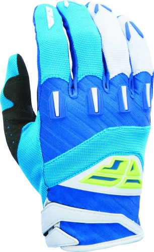 Fly Racing - Fly Racing F-16 Youth Gloves (2017) - 370-91102 - Blue/Hi-Vis - 2