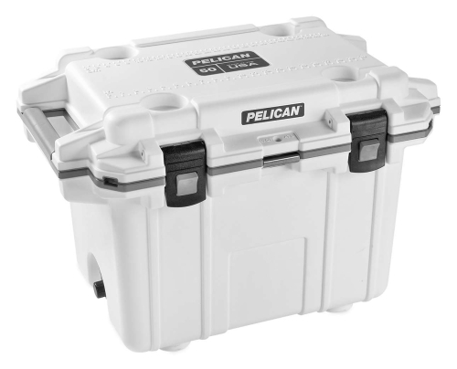 Pelican Products - Pelican Products Elite 50qt. Cooler - White/Gray - 50Q-1-WHTGRY