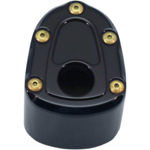 Carl Brouhard Designs - Carl Brouhard Designs Ignition Switch Cover - Bomber Series - Black - ICBS01B