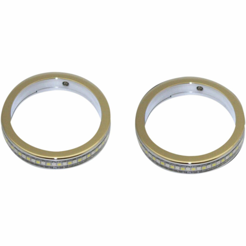 Custom Dynamics - Custom Dynamics Turn Signals with Daytime Running Lights - 49mm - Chrome - WA49AWCS