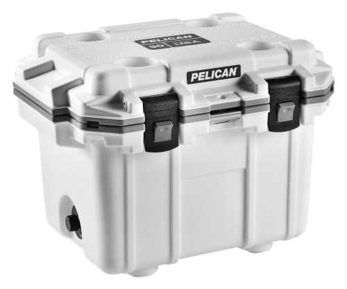 Pelican Products - Pelican Products Elite 30qt. Cooler - White/Gray - 30Q-1-WHTGRY