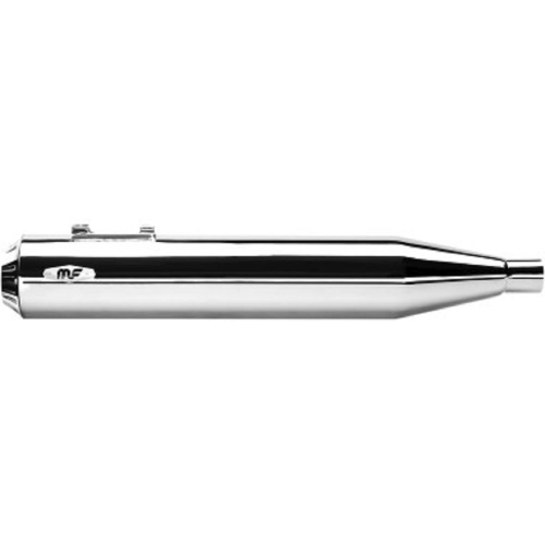 MagnaFlow - MagnaFlow Riot 4in. Muffler - Chrome with Black End Cap - 7200605