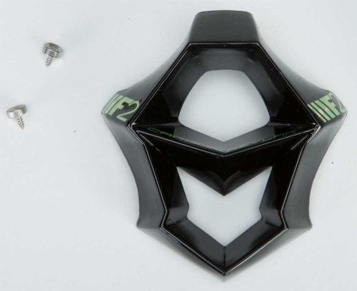 Fly Racing - Fly Racing Mouth Piece for F2 Carbon-Pure Helmets - Hi-Vis/Black - 73-46421