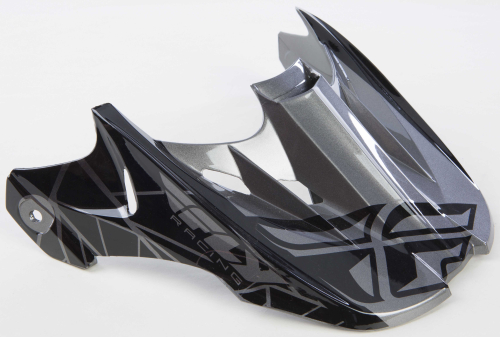 Fly Racing - Fly Racing Visor for Kinetic Crux Helmets - Black - 73-47901