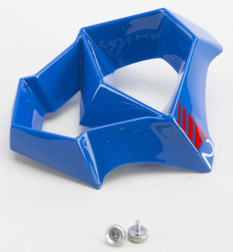 Fly Racing - Fly Racing Mouth Piece for F2 Carbon-Animal Helmets - Yellow/Blue/White - 73-46413