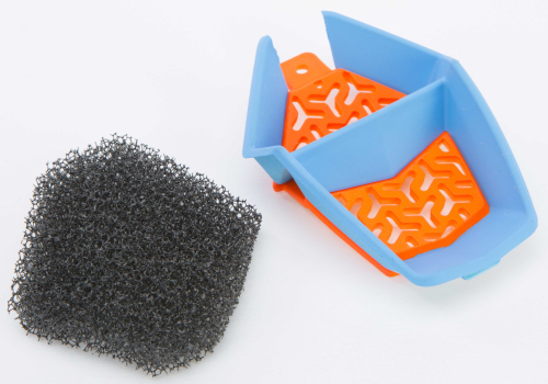 Fly Racing - Fly Racing Moutpiece for Kinetic Elite Onset Helmets - Blue/Orange - 73-88012