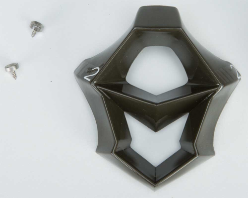 Fly Racing - Fly Racing Mouthpiece for F2 Carbon-Animal Helmets - Black/White - 73-46411