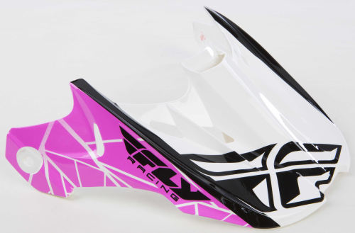 Fly Racing - Fly Racing Visor for Kinetic Crux Helmets - Pink/Black/White - 73-47905