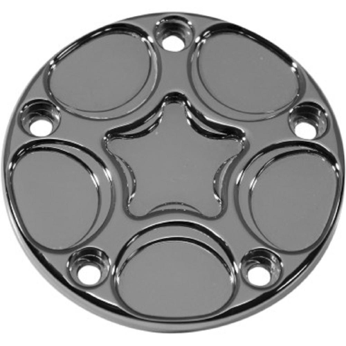 Carl Brouhard Designs - Carl Brouhard Designs Points Cover - Spiro Series - Chrome - SSPTC