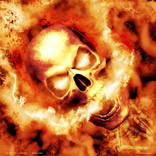 Zan Headgear - Zan Headgear Deluxe Bandanna - BD104 - Hades - OSFM