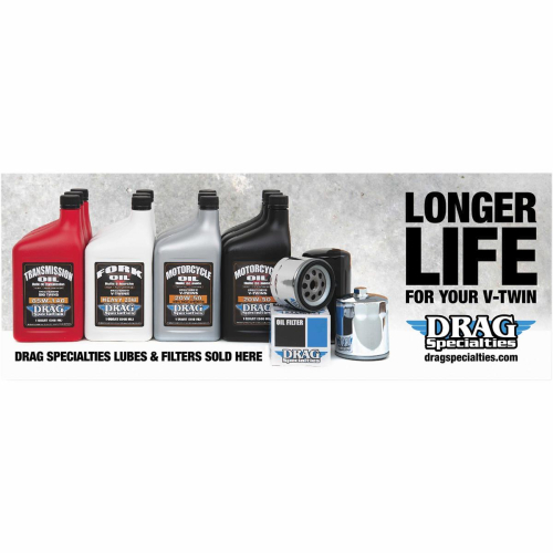 Drag Specialties - Drag Specialties Oil Banner - 4ft.x 1-1/2ft. - 9905-0043