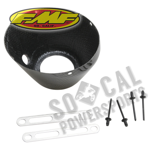 FMF Racing - FMF Racing Dual RCT End Cap Kit - Right - Carbon Fiber - 040680