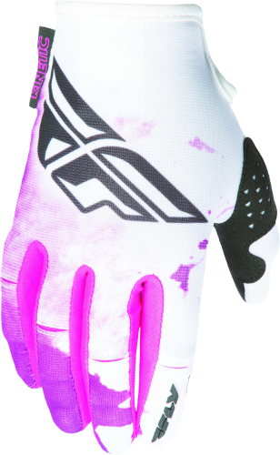 Fly Racing - Fly Racing Kinetic Girls Youth Gloves - 370-61206 - Pink/Purple - 6
