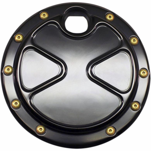 Carl Brouhard Designs - Carl Brouhard Designs Fuel Door - Bomber Series - Black - BSFDB