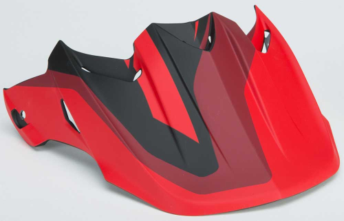 Fly Racing - Fly Racing Visor for F2 Carbon-Pure Helmets - Matte Red/Black - 73-46322