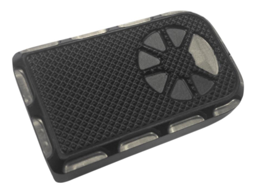 LA Choppers - LA Choppers Fusion Brake Pedal Cover - Laser Satin Black - LAF42001M