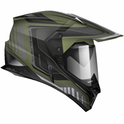 Zoan - Zoan Synchrony Duo-Sport Tourer Graphics Helmet - 821-143 - Camo Green - X-Small