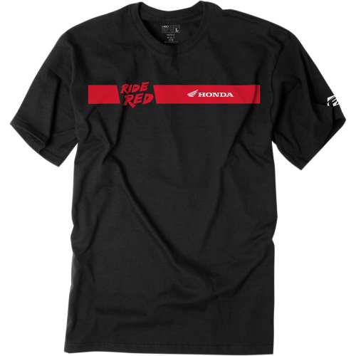 Factory Effex - Factory Effex Premium T-Shirt - 1987312 - Honda Ride Red Bar/Black - Medium