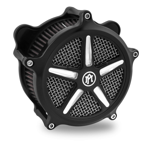 Performance Machine - Performance Machine Formula Universal Super Gas Air Cleaner Faceplate - Platinum Cut - 0206-2010FRM-BMP