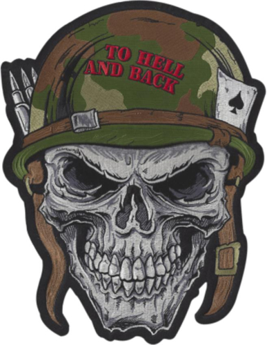 Lethal Threat - Lethal Threat Army Skull Embroidered Patch - LT30206