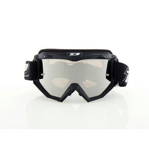 Pro Grip - Pro Grip 3204 Fluorescent Goggles - 3204BLK/SLV - Matte Black / Silver Lens - OSFM