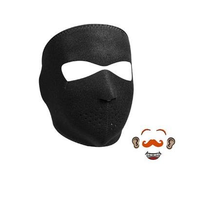 Zan Headgear - Zan Headgear Modi-Face Mask Starter Pack - WNFMV114 - Black - OSFM