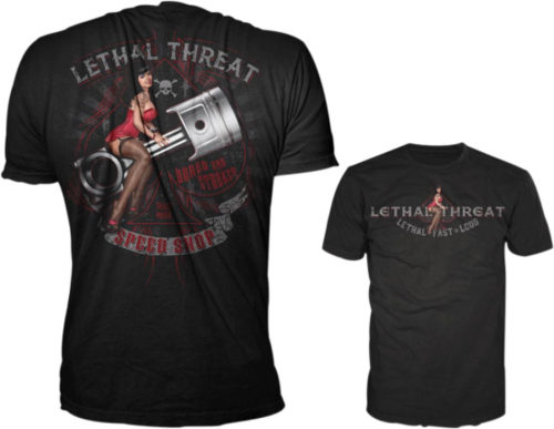 Lethal Threat - Lethal Threat LT Speed Shop T-Shirt - LT20361L - Black - Large
