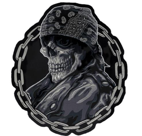 Lethal Threat - Lethal Threat Biker from Hell Embroidery Patch - LT30181