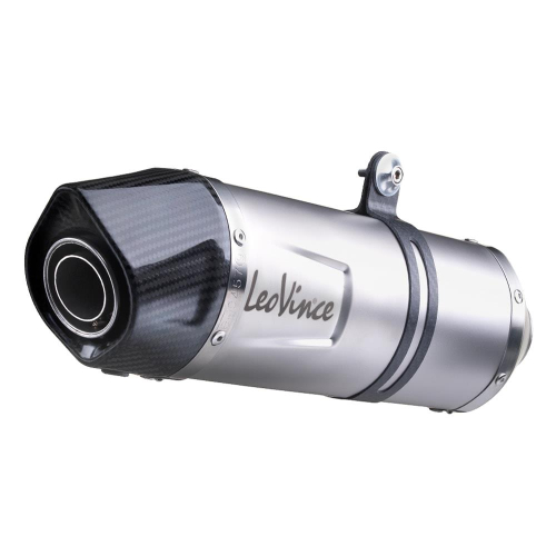 Leo Vince - Leo Vince LV One Slip-On - Stainless Steel Muffler - Carbon Fiber End Cap - 14116E