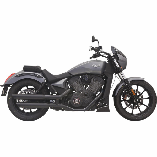 Bassani Manufacturing - Bassani Manufacturing 3in. Performance Slip-On Muffler - Black - 6O17BSB