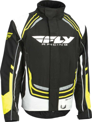 Fly Racing - Fly Racing SNX Pro Jacket - 470-4024S - Black/White/Hi-Vis - Small