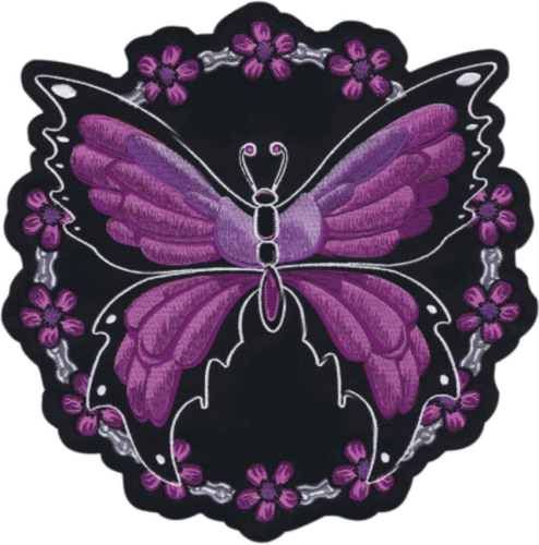 Lethal Threat - Lethal Threat Butterfly Chain Embroidered Patch - LT30177
