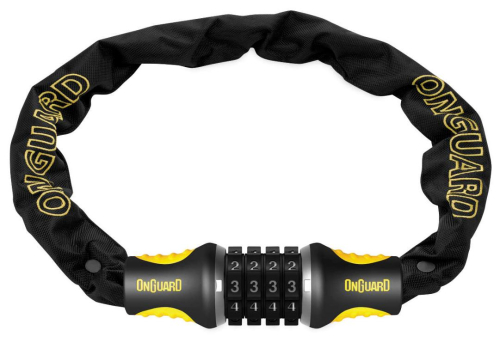 OnGuard - OnGuard Mastiff 8122 Combo Lock - 75cm x 6mm - 8122