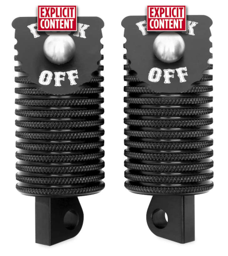 San Diego Customs - San Diego Customs Gnurlies Footpegs - Polished - P-FP003POL