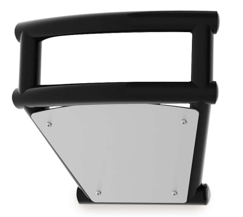 ModQuad - ModQuad Xtreme Sport Bumper with Skid Plate - Black - RZR-FB-SPT-BLK