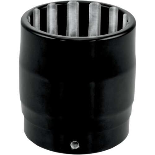 Performance Machine - Performance Machine Elite Exhaust End Cap for Bassini Short Megaphone - Clean Cut - Contrast Cut - 0204-2018CLE-BM