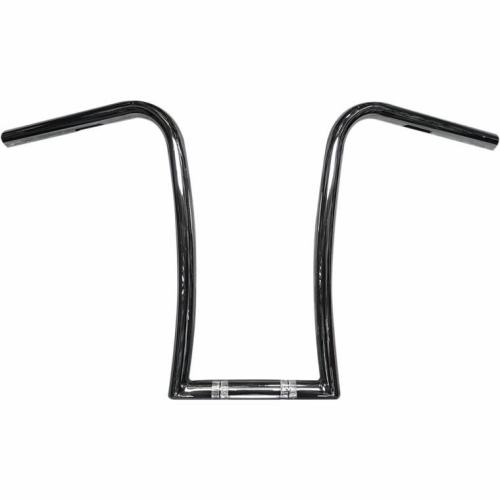 Nash Motorcycle Company - Nash Motorcycle Company 1in. Midget Gimp Handlebar - 16in. End Rise - Chrome - 16MCHDKT