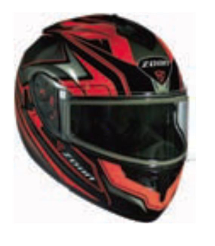 Zoan - Zoan Optimus Eclipse Graphics Helmet - 238-153 - Orange - X-Small