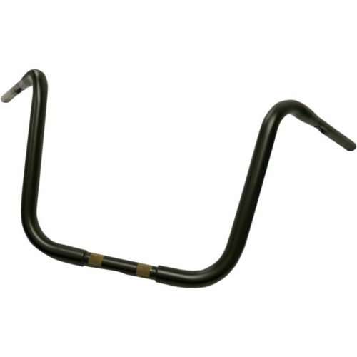 Drag Specialties - Drag Specialties 1-1/4in. Buffalo Ape Hanger Handlebar - 12.5in. - Flat Black - 0601-3481