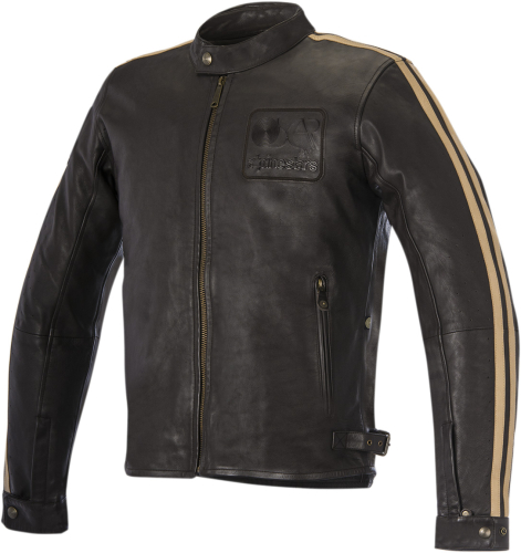 Alpinestars - Alpinestars Charlie Leather Jacket - 3108016850S - Brown - Small