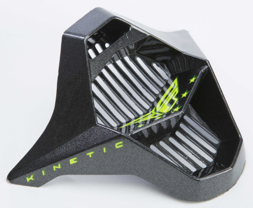 Fly Racing - Fly Racing Visor for Kinetic Pro Coldweather Helmets - Black/Hi-Vis Yellow - 73-48273