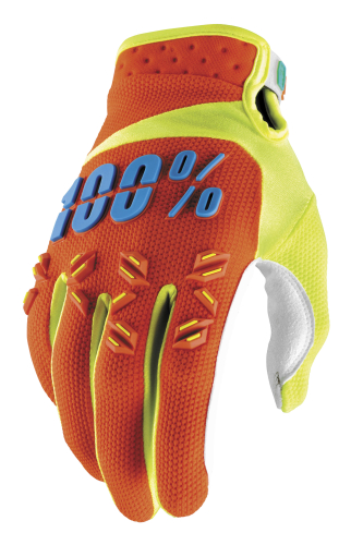 100% - 100% Airmatic Gloves - 1000400610 - Orange - Small