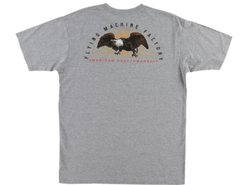 FMF Racing - FMF Racing Eagle T-Shirt - SP6118916HGRL - Gray - Large
