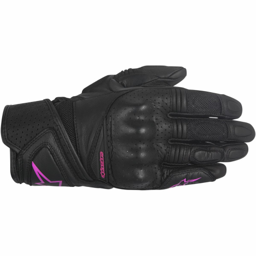 Alpinestars - Alpinestars Stella Baika Womens Gloves - 35189161039L - Black/Pink - Large