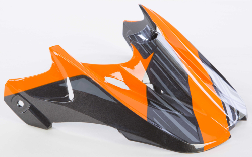 Fly Racing - Fly Racing Visor for Kinetic Pro Cold Weather Helmets - Orange/Black - 73-48262