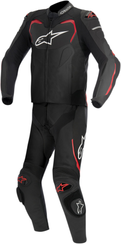 Alpinestars - Alpinestars GP Pro Two-Piece Leather Suit - 31650161346 - Black/Red - 36